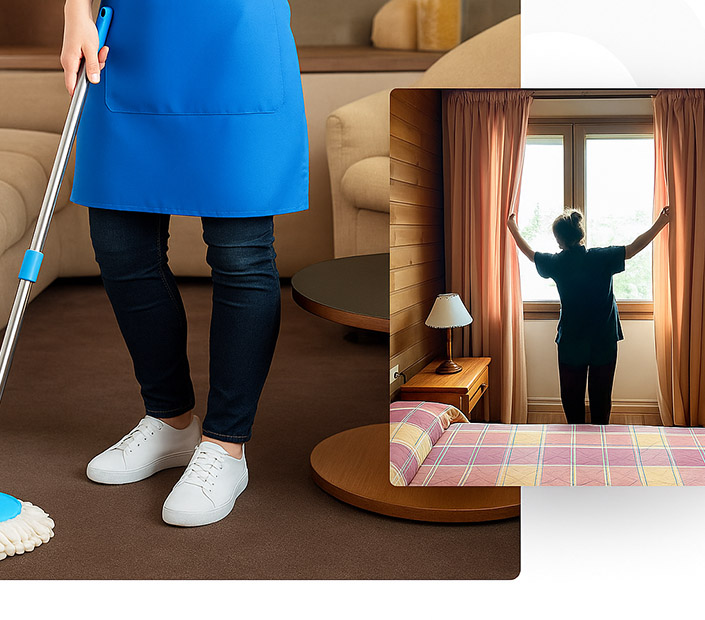 Trabajamos en toda la Val d’Aran, ofreciendo limpieza general, limpiezas a fondo y planes de mantenimiento para que no tengas que preocuparte por nada.